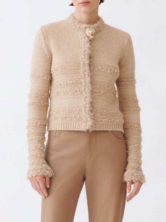 25FW 파비아나 필리피 카멜 가디건 MAD215F126L501 1236 Beige