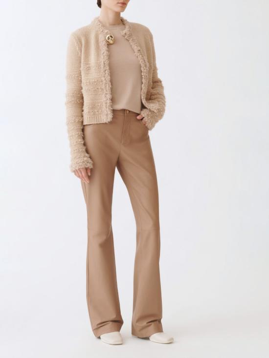 25FW 파비아나 필리피 카멜 가디건 MAD215F126L501 1236 Beige - FABIANA FILIPPI