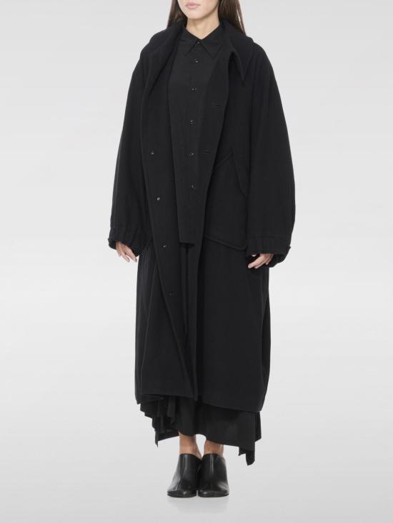 25FW 와이즈 요지 야마모토 블라우스 YMB07500 3 Black - Y’S YOHJI YAMAMOTO