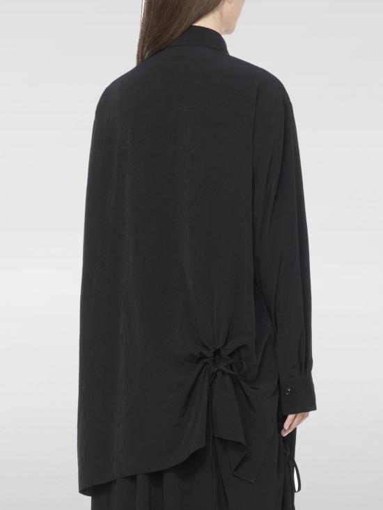 25FW 와이즈 요지 야마모토 블라우스 YMB07500 3 Black - Y’S YOHJI YAMAMOTO