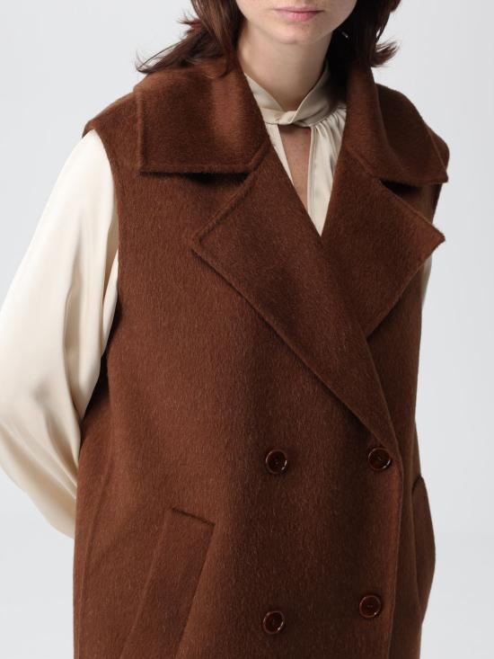 25FW 파트리지아페페 코트 8O0189A610 B834 Brown - PATRIZIA PEPE