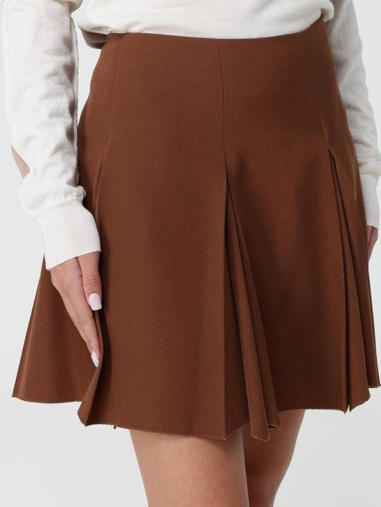 25FW 마르니 숏 스커트 GOMA0794A1UTW950 00M29 Brown - MARNI