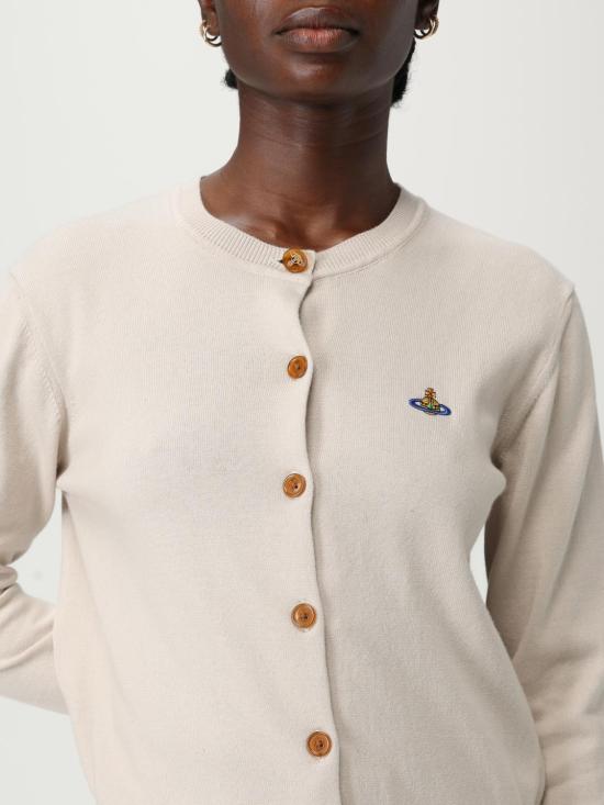 25FW 비비안웨스트우드 BEA 베아 니트 가디건 1803002PY001V A402 White - VIVIENNE WESTWOOD