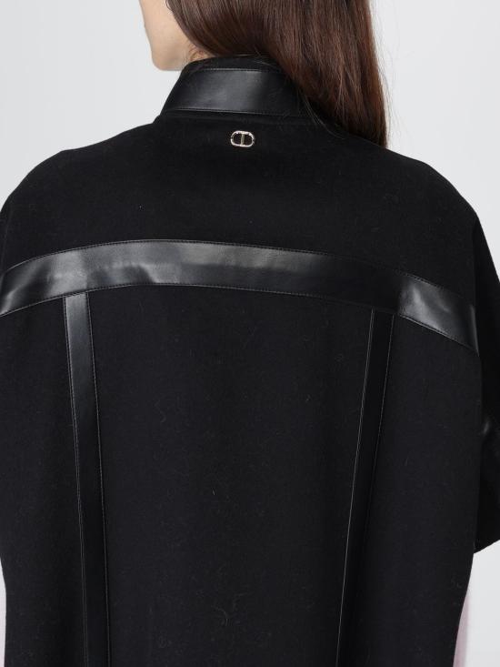 25FW 트윈셋 코트 252TP2073 00006 Black - TWINSET