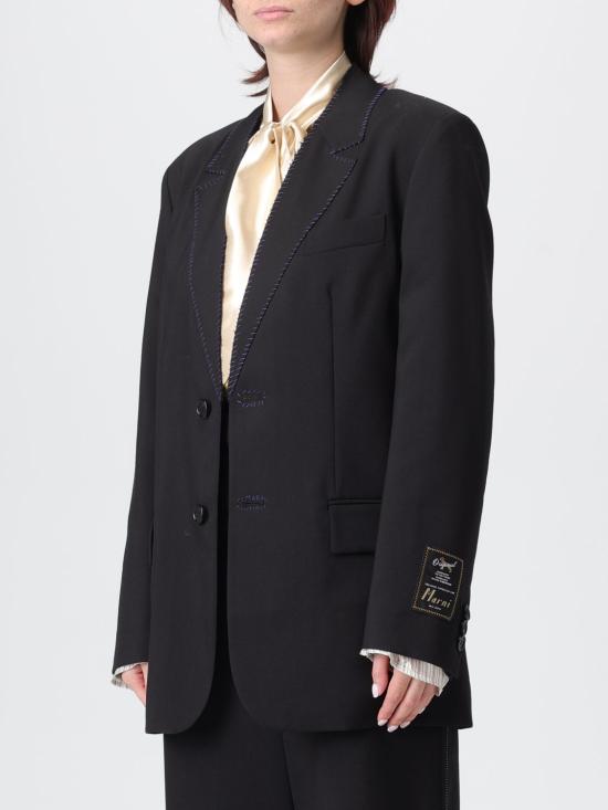 25FW 마르니 자켓 GIMA0294SUTW839 00N99 Black - MARNI