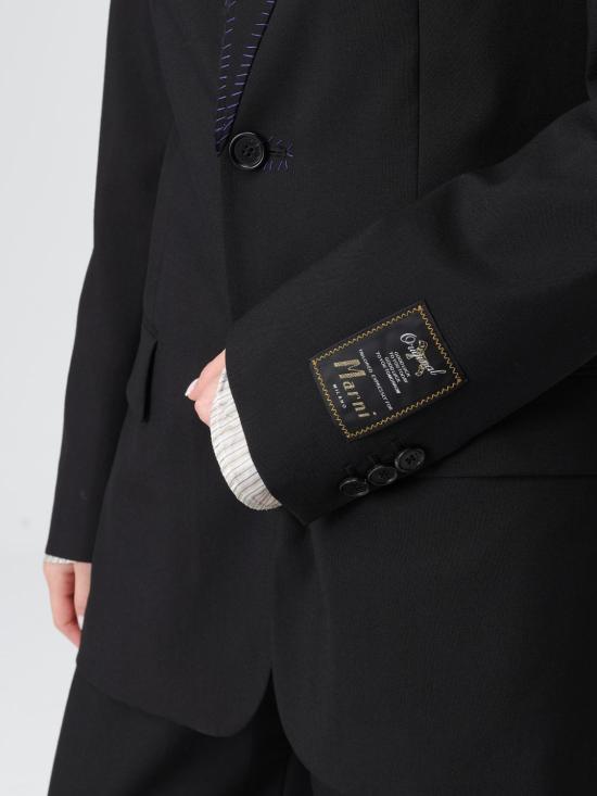 25FW 마르니 자켓 GIMA0294SUTW839 00N99 Black - MARNI