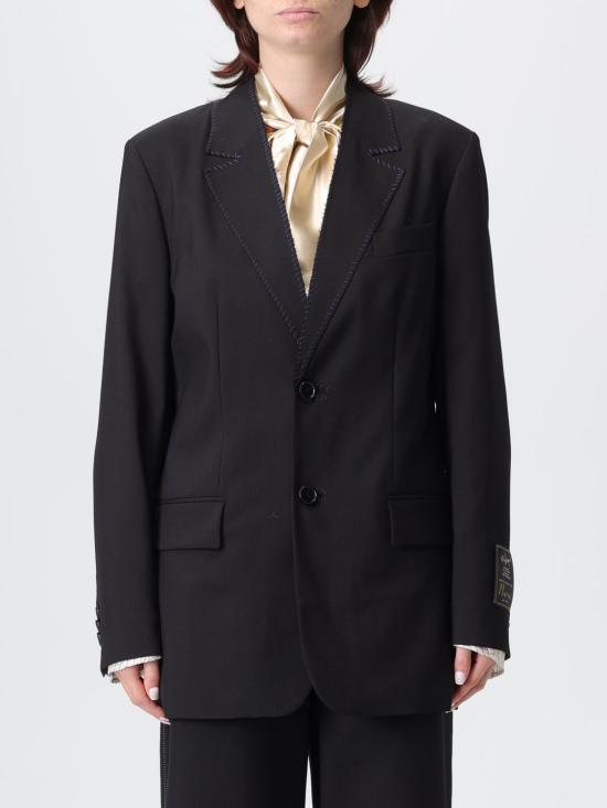 25FW 마르니 자켓 GIMA0294SUTW839 00N99 Black