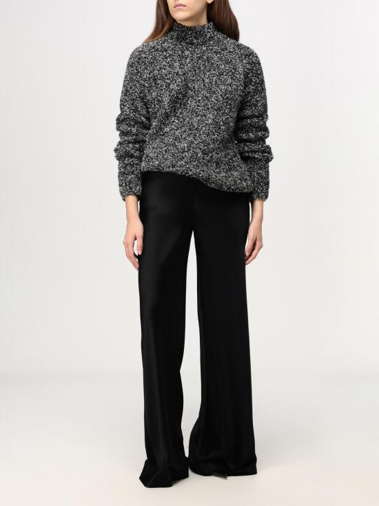 25FW 알베르타 페레티 스트레이트 팬츠 03156619 0555 Black - ALBERTA FERRETTI