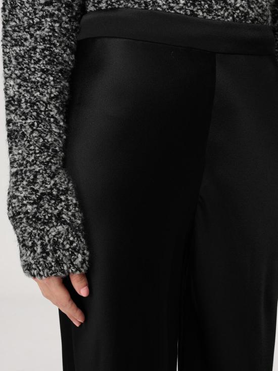 25FW 알베르타 페레티 스트레이트 팬츠 03156619 0555 Black - ALBERTA FERRETTI