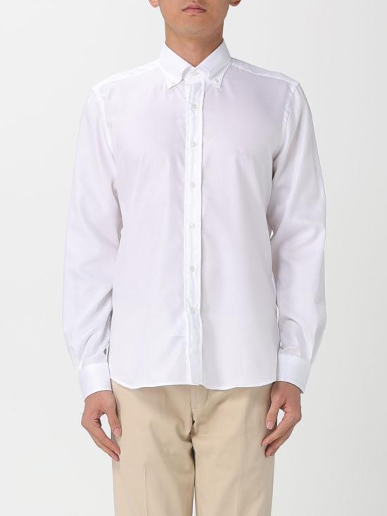 25FW 페이 긴팔 셔츠 NCMA1512580PMV B001 White