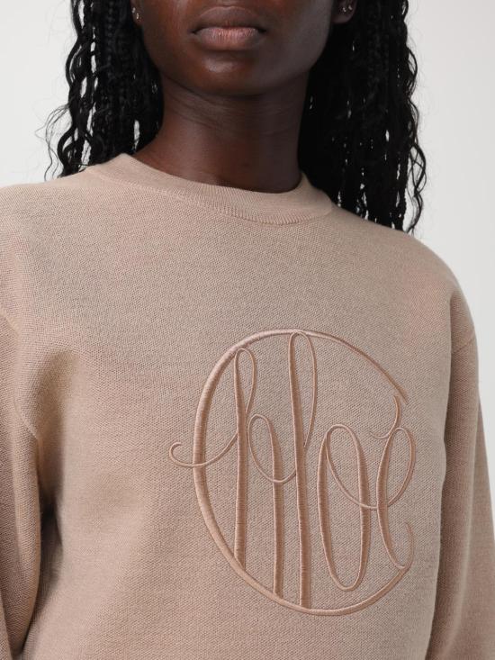 25FW 끌로에 스웨터 CHC24AMP54730 223 Beige - CHLOE