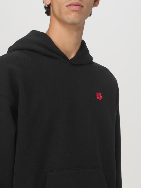 25FW 겐조 긴팔 티셔츠 FE65SW2274MT 99J Black - KENZO