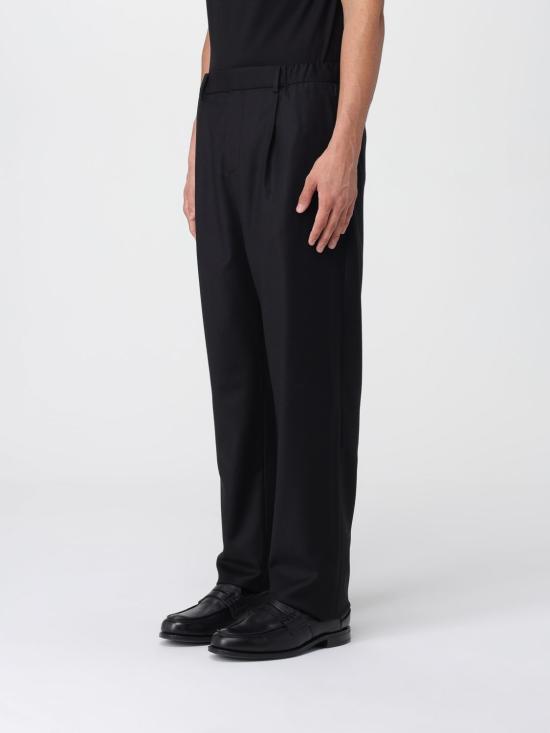 25FW 아뇨나 트레이닝/조거 팬츠 T709U3 U1142 K09 Black - AGNONA