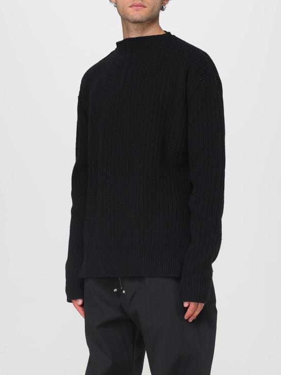 25FW 릭 오웬스 스웨터 RU02E1649 KWV09 Black - RICK OWENS