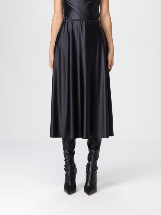 25FW 디젤 미디 스커트 A184300PKAT 9XX Black