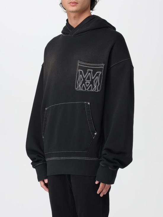 25FW 아미리 긴팔 티셔츠 AMJYHD1120 001 Black - AMIRI