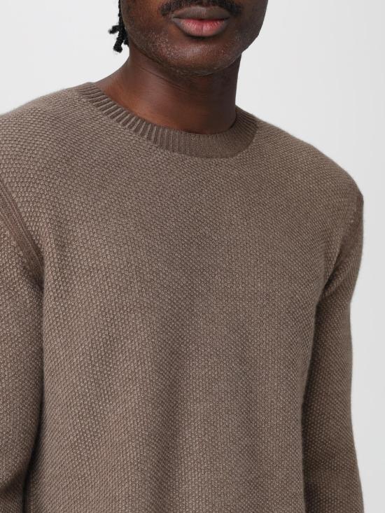 25FW 에르메네질도제냐 스웨터 UGK65A2110 103 Brown - ERMENEGILDO ZEGNA