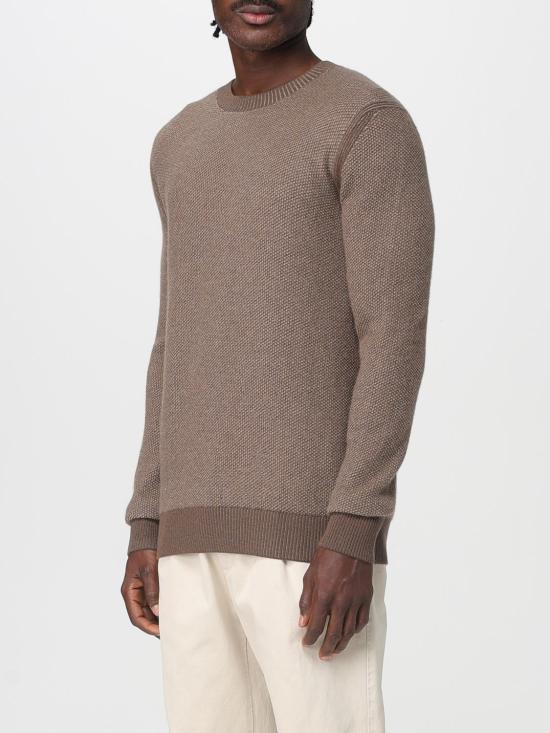 25FW 에르메네질도제냐 스웨터 UGK65A2110 103 Brown - ERMENEGILDO ZEGNA