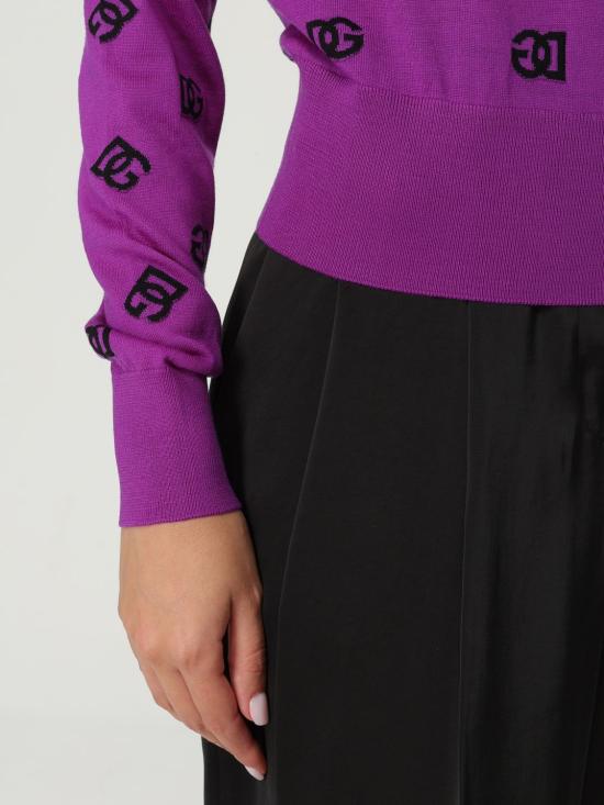 25FW 돌체앤가바나 스웨터 FXJ34TJGMB2 F1540 Violet - DOLCE & GABBANA