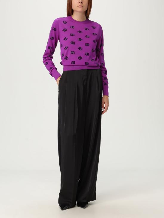 25FW 돌체앤가바나 스웨터 FXJ34TJGMB2 F1540 Violet - DOLCE & GABBANA