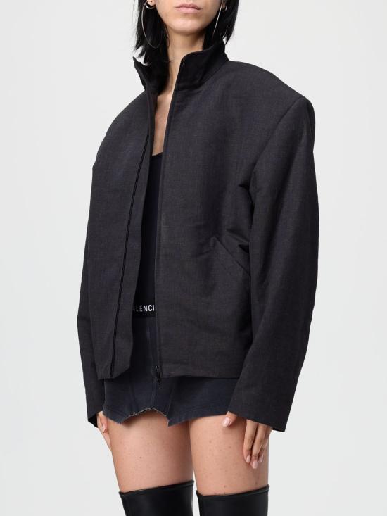 25FW 발렌시아가 자켓 839115TST05 1000 Black - BALENCIAGA