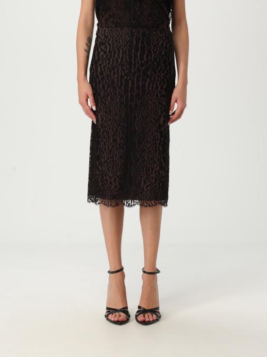 25FW 톰포드 미디 스커트 GC5817FAX1546X BLCH Black