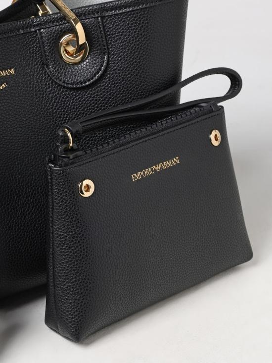 25FW 엠포리오 아르마니 토트백 EW000361AF12103 MC032 Black - EMPORIO ARMANI