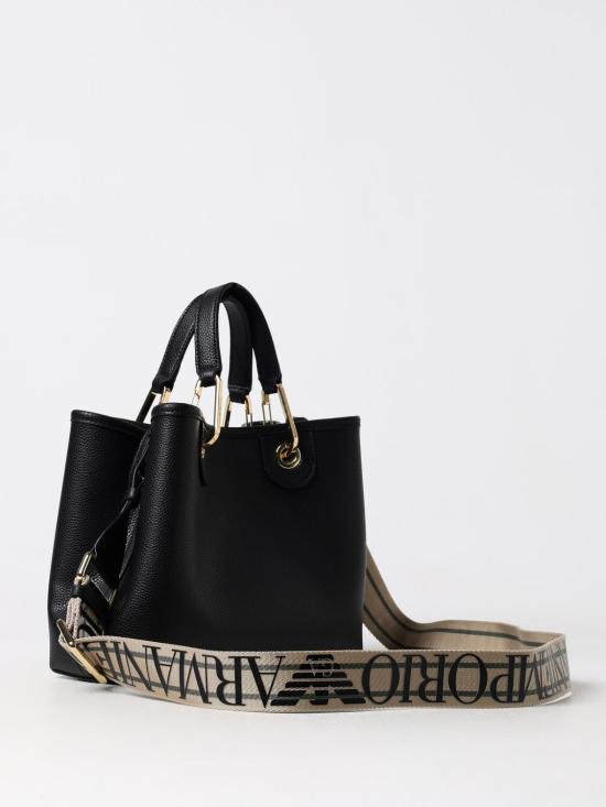 25FW 엠포리오 아르마니 토트백 EW000361AF12103 MC032 Black - EMPORIO ARMANI