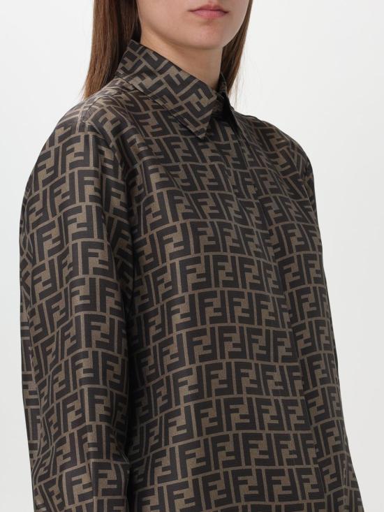 25FW 펜디 블라우스 FS8107A8G3 F118W Tobacco - FENDI