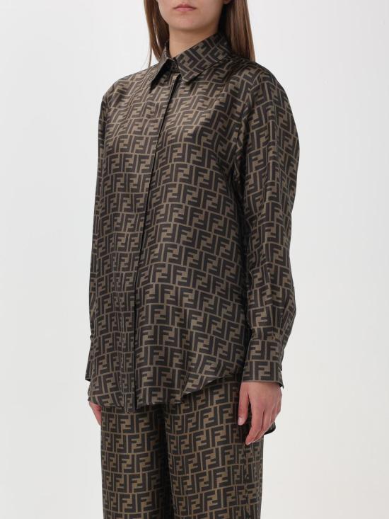 25FW 펜디 블라우스 FS8107A8G3 F118W Tobacco - FENDI