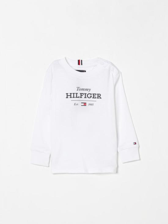 25FW [키즈] 타미힐피거 티셔츠 KB0KB09633 YBR White