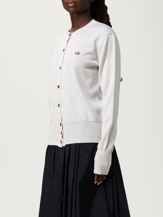 25FW 비비안웨스트우드 BEA 베아 니트 가디건 1803002PY0006 P403 Grey - VIVIENNE WESTWOOD