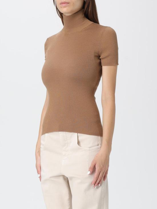 25FW 막스마라 AFA 아파 반소매 터틀넥 2521366283600 001 Camel - MAX MARA