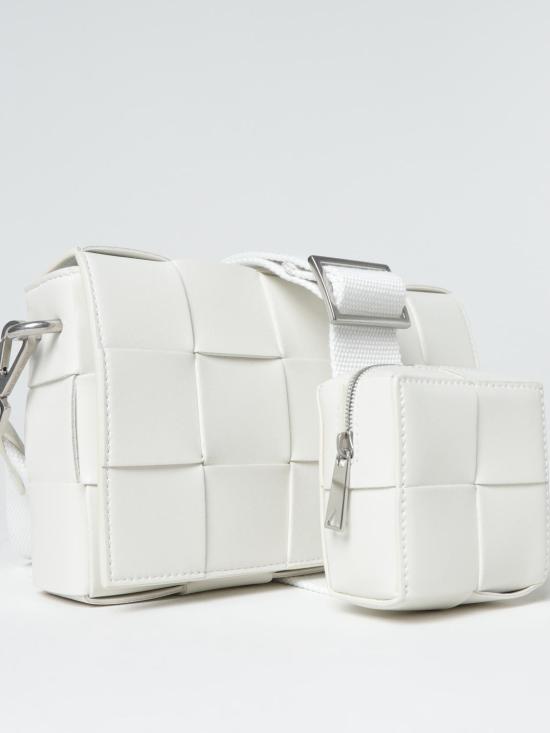 25FW 보테가베네타 숄더백 741777V2XU1 8482 White - BOTTEGA VENETA