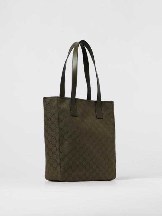 25FW 구찌 캔버스 미디움 토트백 834796FAEOK 3242 Green - GUCCI