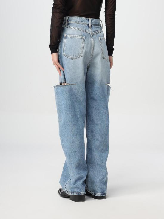 25FW 마르지엘라 코인 슬래쉬 디테일 진 S51LA0051S30513 470 Blue - MAISON MARGIELA