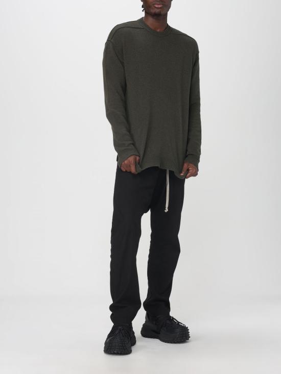 25FW 릭 오웬스 스트레이트 팬츠 RU02E1380FLW 09 Black - RICK OWENS