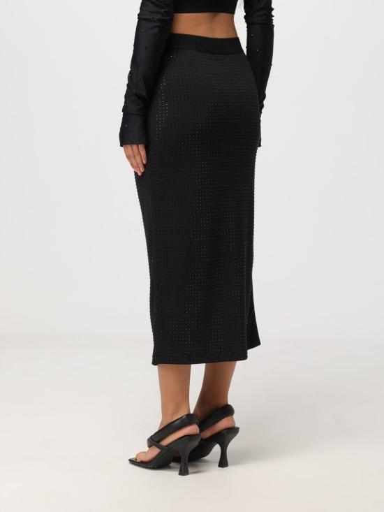 25FW 베르사체 스커트 76HAE8B6J0124 899 Black - VERSACE