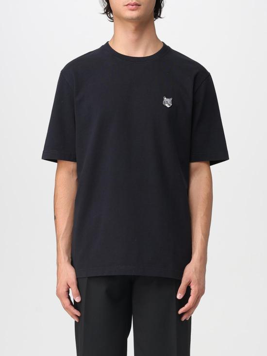 25FW 메종키츠네 폭스 헤드 컴포트 티셔츠 PM00108KJ7025 P199 Black