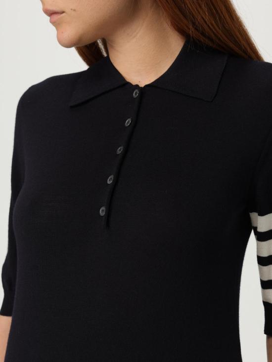 25FW 톰브라운 폴로 티셔츠 FKP053A415 415 Blue - THOM BROWNE