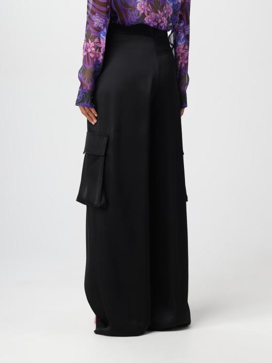 25FW 베르사체 스트레이트 팬츠 10098441A06838 1B000 Black - VERSACE