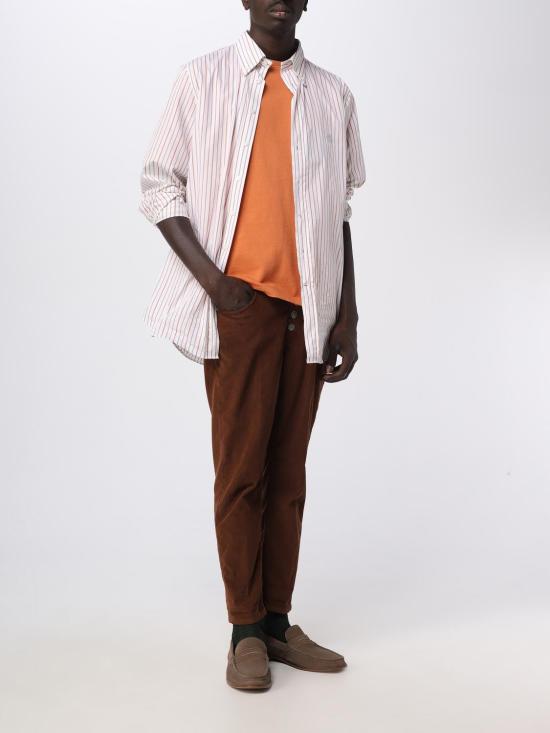 25FW 에트로 긴팔 셔츠 163653103 800 Beige - ETRO