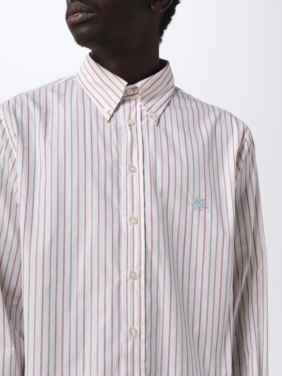 25FW 에트로 긴팔 셔츠 163653103 800 Beige - ETRO