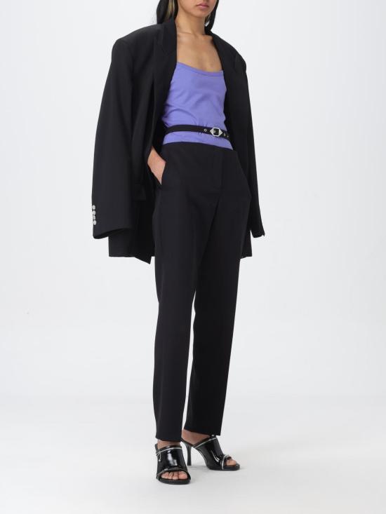 25FW 디 아티코 팬츠 241WCP167W046 100 Black - THE ATTICO