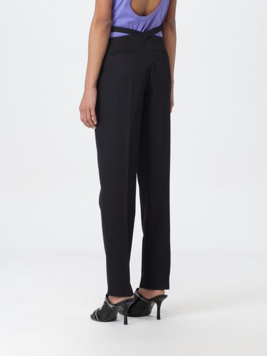 25FW 디 아티코 팬츠 241WCP167W046 100 Black - THE ATTICO