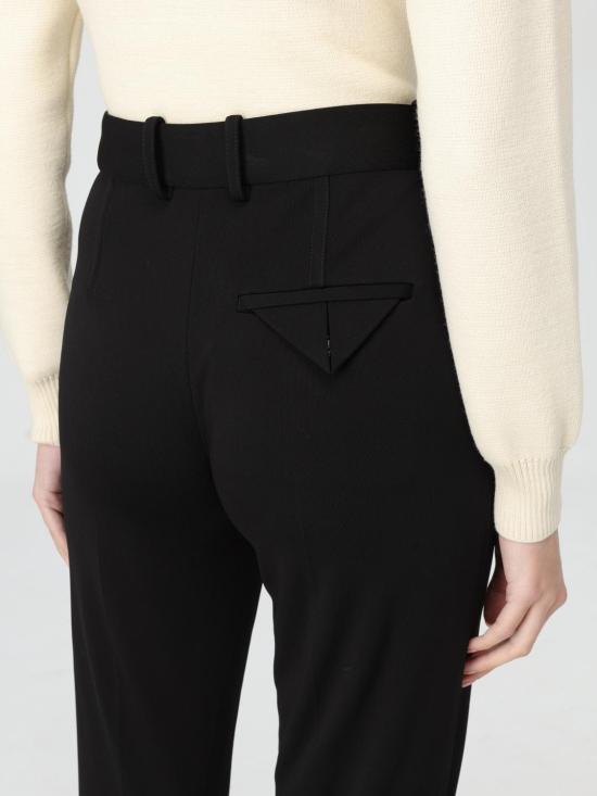 25FW 보테가베네타 스트레이트 팬츠 804813V4N00 1000 Black - BOTTEGA VENETA