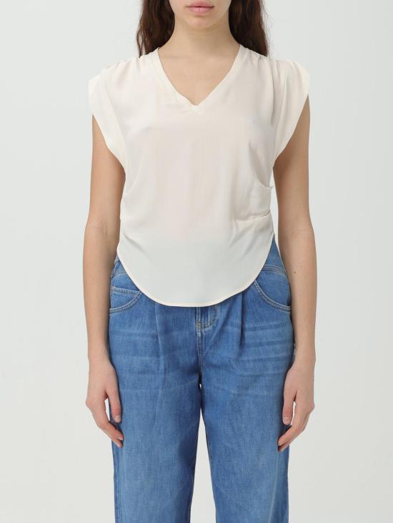 25FW 핑코 반팔 티셔츠 103113A1O8 N96 Baby Pink