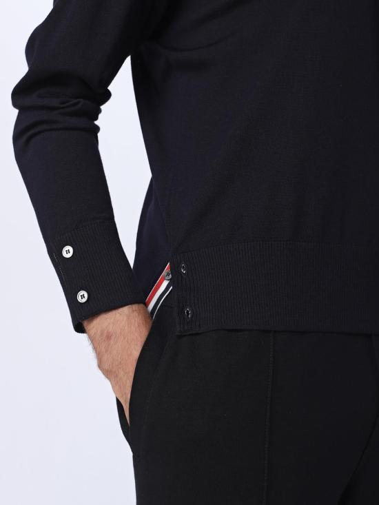 25FW 톰브라운 스웨터 MKA002AY1014 415 Blue - THOM BROWNE