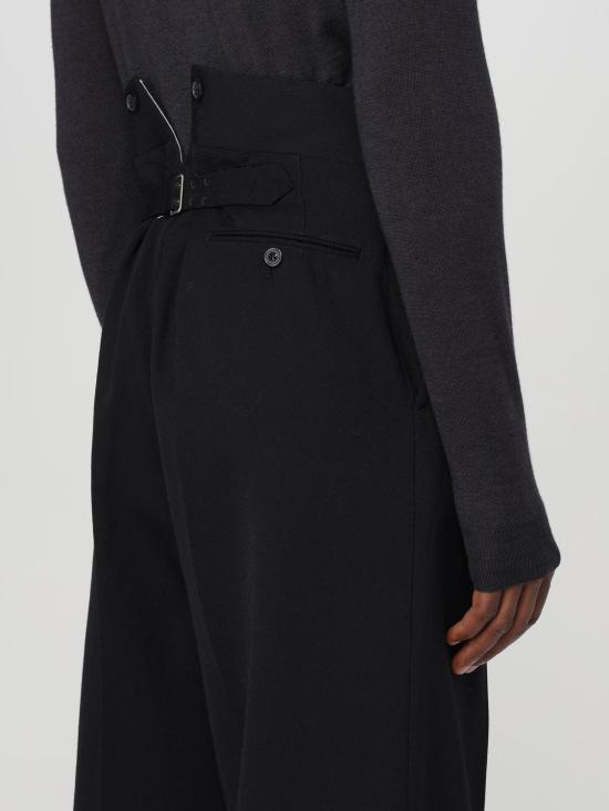 25FW 마르지엘라 스트레이트 팬츠 S50KA0654M35032 900 Black - MAISON MARGIELA