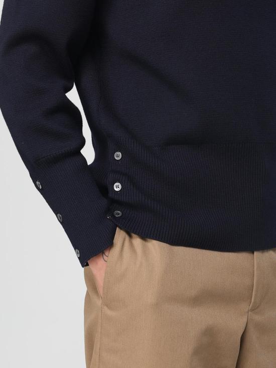 25FW 톰브라운 스웨터 MKA189A415 415 Blue - THOM BROWNE